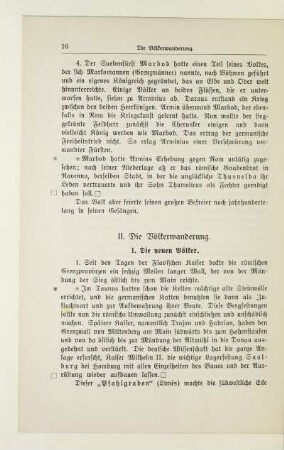 II. Die Völkerwanderung