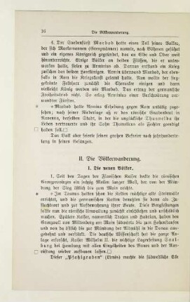 II. Die Völkerwanderung