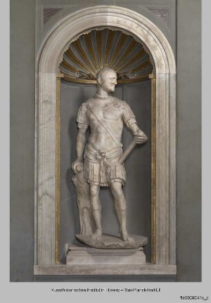 Skulpturen der Tribuna dell'Udienza : Giovanni dalle Bande Nere