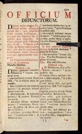 clxv-cxcix, Officium Defunctorum.-Litaniæ.