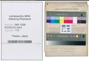 Entnazifizierung Jakob Thielen , geb. 19.02.1893 (Fuhrmann)