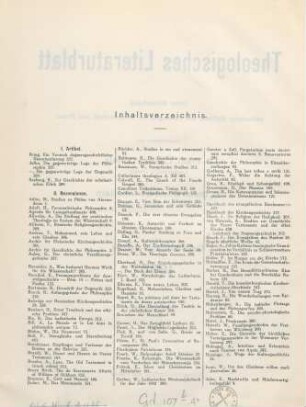 Inhaltsverzeichnis