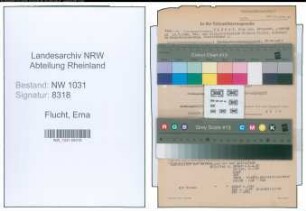 Entnazifizierung Erna Flucht , geb. 12.07.1906 ()