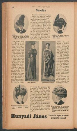 Modas : Para la niña y la mujer