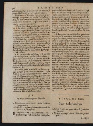 Titulus XXIII.