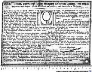 Bericht, Urkund, und Gedenck-Zeichen des ewigen Rosenkranz-Gebeths, von der heil. Erzbruderschafft Rosarii, für die Sterbende aufgerichtet, und einverleibt in Neubeyrn