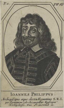Bildnis des Ioannes Philippus von Schönborn
