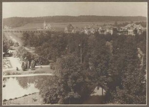 Blick auf Kurpark von Altheide