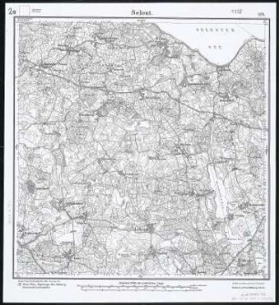 Meßtischblatt 428 : Selent, 1919 : Selent. - Aufn. 1877, Nachtr. 1919. - 1:25000. - [Berlin]: Reichsamt für Landesaufnahme, 1919. - 1 Kt.