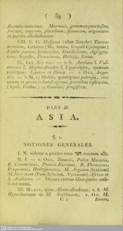 Pars II. Asia