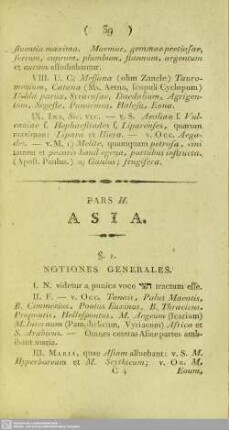 Pars II. Asia