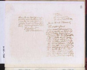 Schreiben an Ernst Wasmuth (Brief)