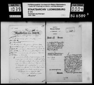 Oberamtsdiener, Hausmeister und Hausverwalter beim Oberamt Gaildorf
