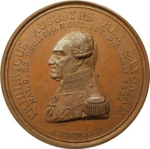 König Friedrich August I.- Tod