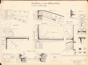 Kanalisierung der Oder Schleuse, Frauendorf: Schleusentore: Details 1:5