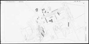 »In-form-art« Kulturinstitut der Zukunft am Kulturforum, Berlin-Tiergarten Schinkelwettbewerb 1988: Isometrie 1:2000