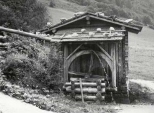Neu aufgebaute Mühle im Nationalpark Hohen Tauern