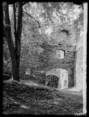 Ruine Engelhaus, Eingang