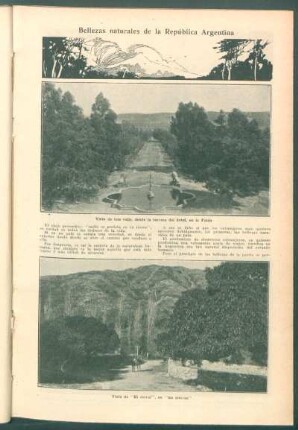 Bellezas naturales de la República Argentina