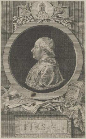 Bildnis von Papst Pivs VI.