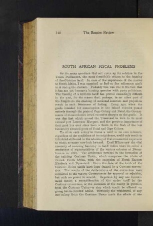 South African Fiscal Problems