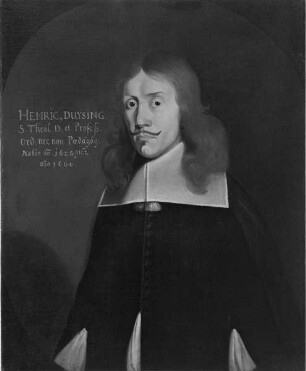 Bildnis des Heinrich Duysing, 1664-1691 Professor der Theologie in Marburg (1638-1691)