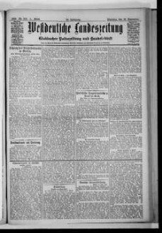 Westdeutsche Landeszeitung : Gladbacher Volkszeitung und Handelsblatt : allgemeiner Anzeiger für den gesamten Niederrhein : die Niederrheinische Heimatzeitung