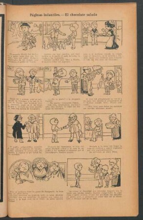 Páginas infantiles : El chocolate salado