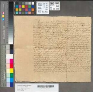 [Urkunde, die sich auf das haereditatem virginis Gertrudis Raesfeldt bezieht.]