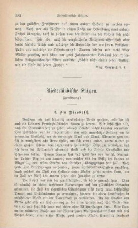382-401 Niederländische Skizzen : Fortsetzung