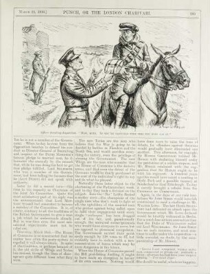 Officer (handing despatches). "Now, mind. If you're captured with this you must eat it."