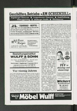 Vor vierzig Jahren