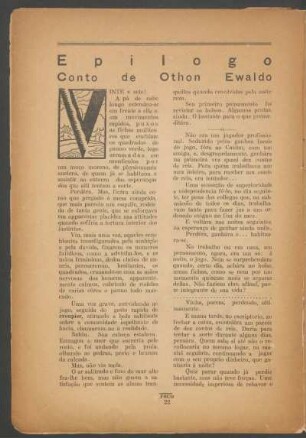 Epílogo : Conto de Othon Ewaldo