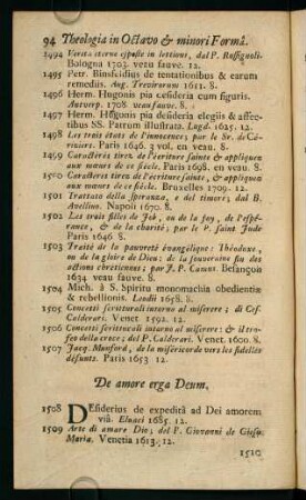 94-122, De amore erga Deum - Opuscula & Exercitia spiritualia
