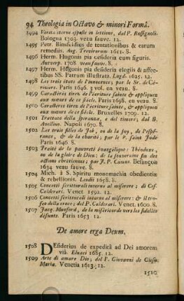 94-122, De amore erga Deum - Opuscula & Exercitia spiritualia