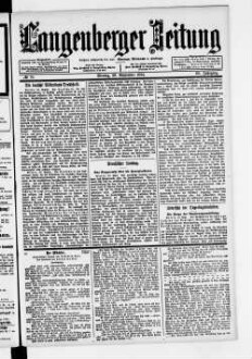 Langenberger Zeitung. 1888-1935