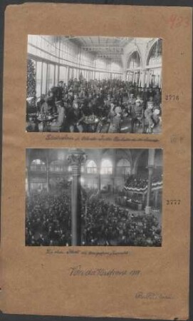 Soldatenheim in Ostende: Blick in den großen Kursaal