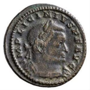 Münze, Follis, 310 - 312 n. Chr.
