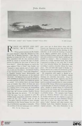19: Ruskin as artist and art critic