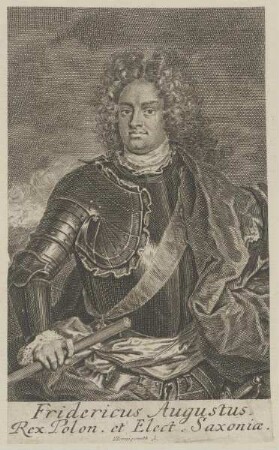 Bildnis des Fridericus Augustus, König von Polen