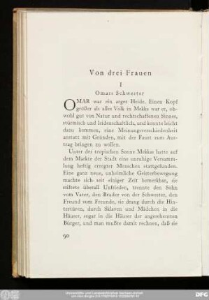 Von drei Frauen