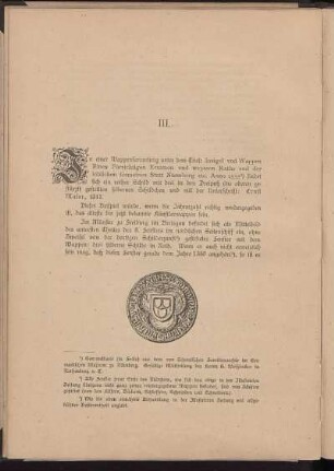 III. [Nachweis der ältesten Künstlerwappen]