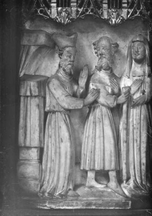 Detail vom Marienaltar, Verweigerung von Joachims Opfer