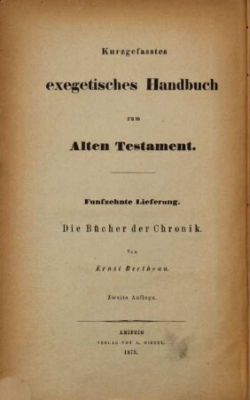 Die Bücher der Chronik