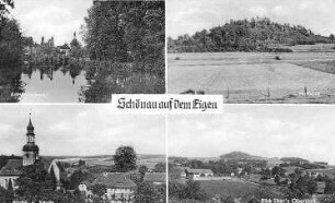 Schönau-Berzdorf auf dem Eigen-Schönau. Ortsansichten, Ansichtskarte