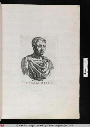 Titus, XI. römischer Kaiser.