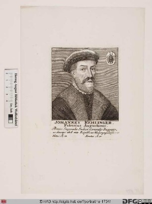 Bildnis Johann von Rehlingen (Re(c)hlinger)