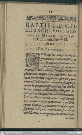Commentarius de Elleboro