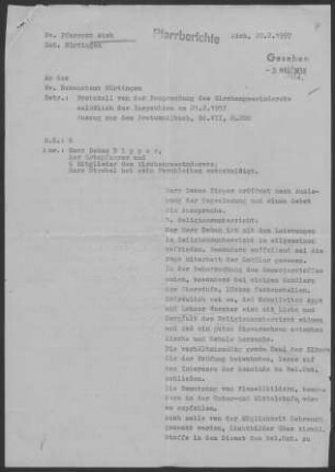 Aich: Inspektionsbericht 1957