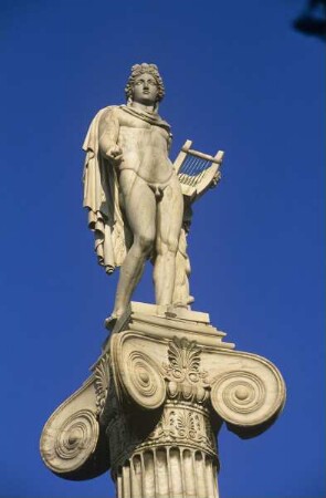 Apollo mit dem Attribut der Leier